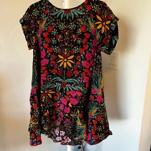Free People “Strawberry Fields” Floral Tunic Dress – Size Small fits medium